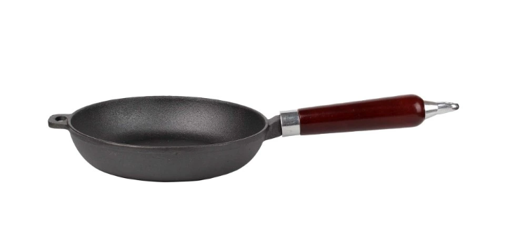 Pánev 24cm litina/dřevo, nepřilnavý povrch Pánev 24cm litina/dřevo, nepřilnavý povrch - Kuchyně nádobí, příslušenství
