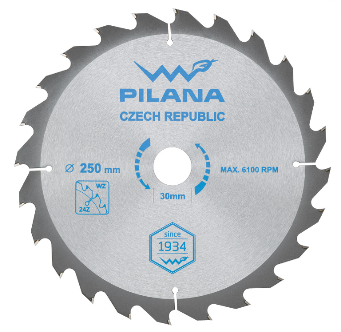 Kotouč pil. SK250x2,4x30mm/24Z měk.+tvrdé dřevo Pilana Kotouč pil. SK250x2,4x30mm/24Z měk.+tvrdé dřevo Pilana - Kotouče řezné