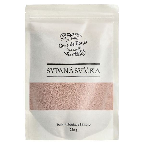 Vosk broskvový 250g+4 knoty na syp.svíčky Vosk broskvový 250g+4 knoty na syp.svíčky - Domácnost a úklid bytové dekorace, textilní doplňky