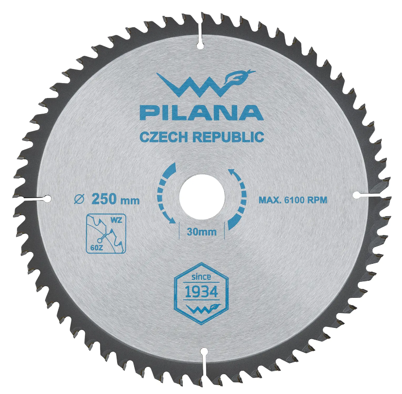 Kotouč pil. SK250x2,4x30mm/60Z měk.+tvrdé dřevo Pilana - Kotouče řezné