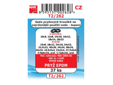 Sada gum.kroužků 37ks T2/262