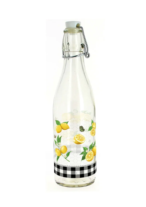 Láhev+pák.uzávěr 540ml Citrony - Kuchyně skladování a zavařování potravin a nápojů