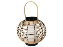 Lucerna venkovní 26cm ratan Led svíčka