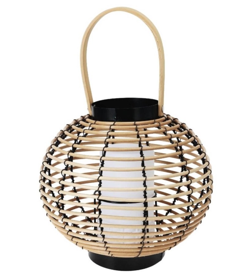 Lucerna venkovní 26cm ratan Led svíčka - Domácnost a úklid potřeby a pomůcky pro domácnost