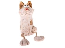 Kočka sedící 11,7cm keramika