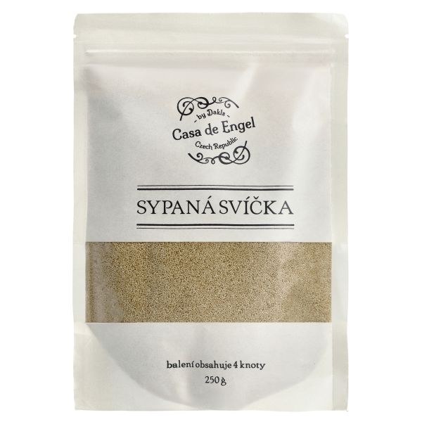 Vosk pískový 250g+4 knoty na syp.svíčky Vosk pískový 250g+4 knoty na syp.svíčky - Domácnost a úklid bytové dekorace, textilní doplňky