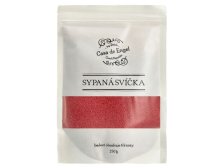 Vosk červený 250g+4 knoty na syp.svíčky