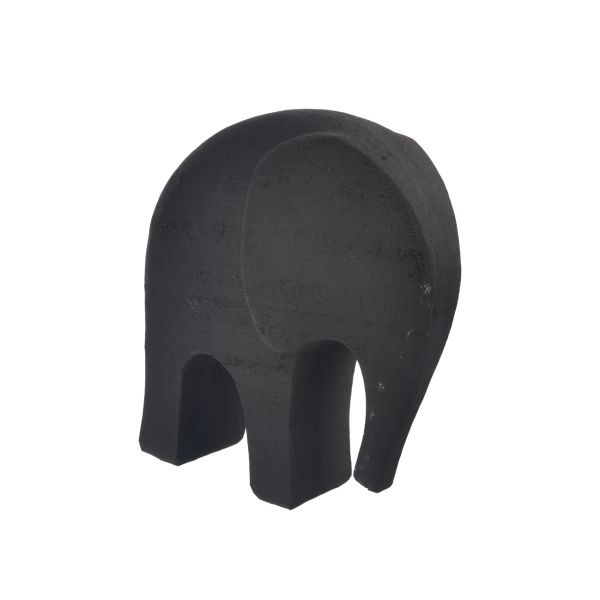 Slon 20cm černý, polyresin Slon 20cm černý, polyresin