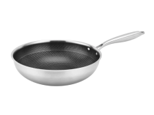 Wok 28cm Kitchisimo nerez/nepřil.povrch
