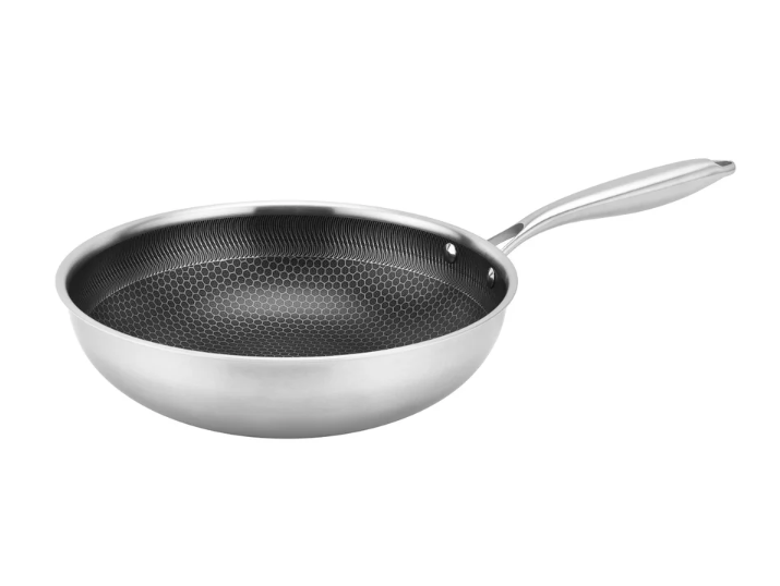 Wok 28cm Kitchisimo nerez/nepřil.povrch