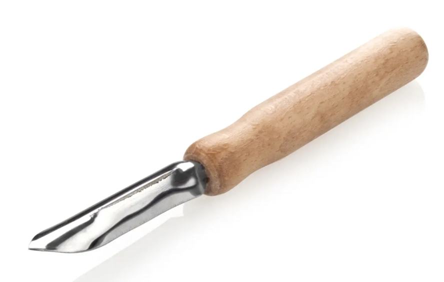 Škrabka 16,3cm pravá, nerez/dřevo Škrabka 16,3cm pravá, nerez/dřevo - Kuchyně kuchyňské náčiní a pomůcky