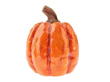 Dýně 7,7cm oranžová, keramika