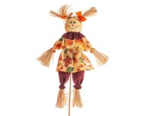 Strašák 68cm holčička, zápich