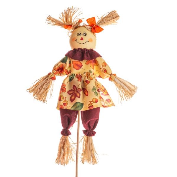 Strašák 68cm holčička, zápich Strašák 68cm holčička, zápich - Domácnost a úklid Podzim + Halloween